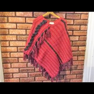 One of kind ladies or teenagers poncho